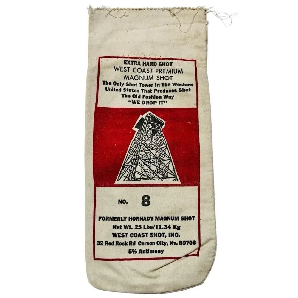 WEST COAST PREMIUM MAGNUM SHOT #8 Vintage Canvas Ammo Bag Advertisement